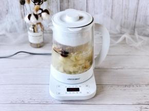 然后盖好盖子，选择“煲粥”功能。