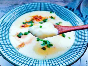 尝尝鲜！虾皮鸡蛋羹松软滑嫩，清香滑口！