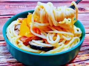 意面入口混搭淡奶油独有的香味让人回味无穷