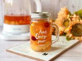 高颜值又好喝的秋梨香橙花果茶就做好啦！