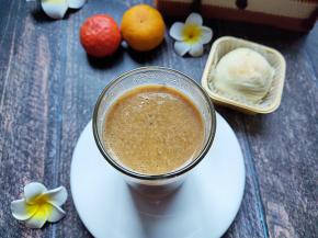 打好的豆浆可以直接喝，介意那个细渣的可以过滤一下。