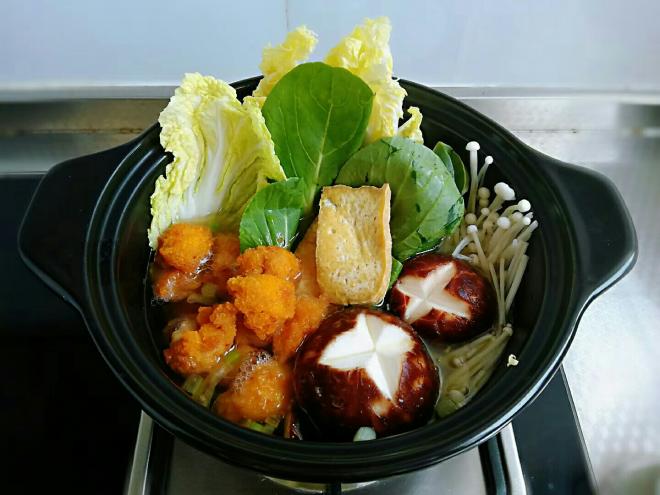 快手鸡肉丸子寿喜锅