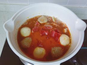 最后加入牛肉煮熟。