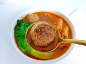 牛肉丸有嚼劲弹牙。