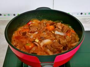 大火收汤至浓稠即可，无需收干，有点汤汁更好吃。