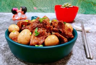 排骨和鹌鹑蛋都是营养超级丰富的食材经常食用对身体有益