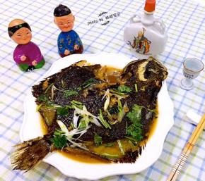 红烧多宝鱼也是宴客的必备拿手大菜