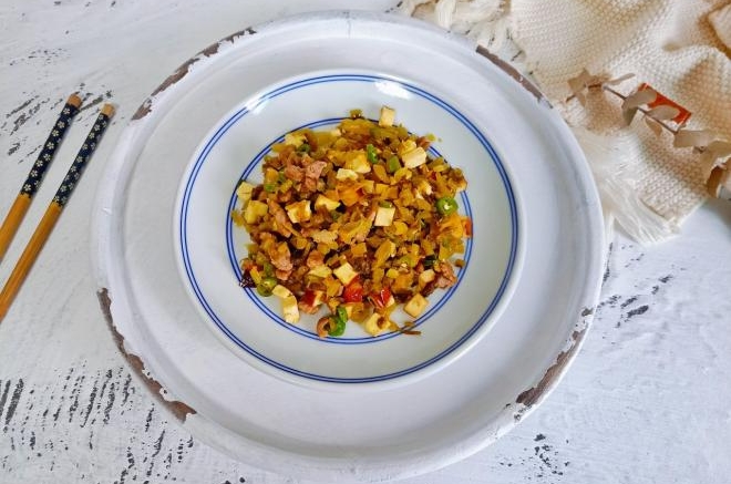 牛肉香干炒雪菜