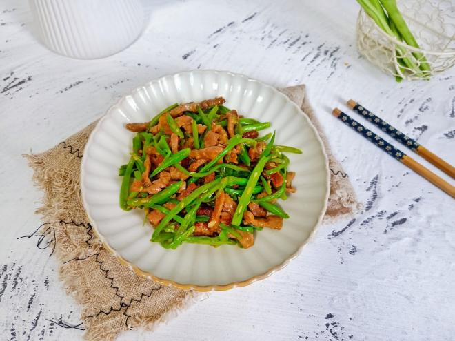 四季豆炒牛柳