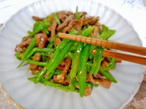 四季豆脆爽鲜嫩特别好吃。