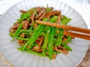 四季豆脆爽鲜嫩特别好吃。