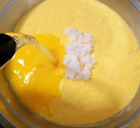 切记一定要倒入开水边倒入边搅拌