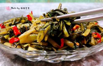 雪里蕻入口鲜嫩脆爽好吃到爆