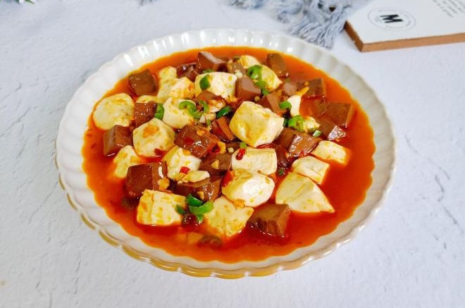 香辣豆腐鸭血