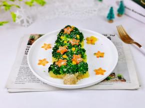 这样圣诞树沙拉就做好啦。