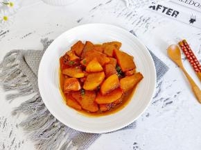 萝卜炖的很入味！