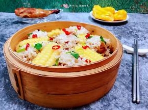 搭配水果和烤鸡腿一起吃太完美了