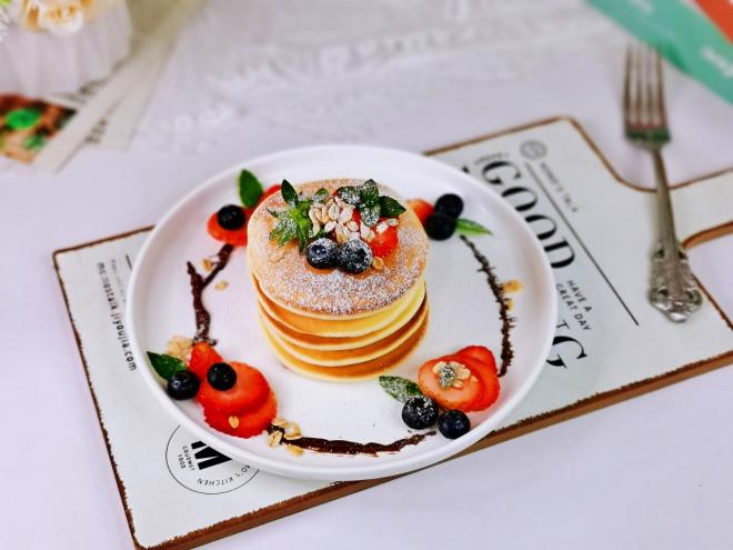 无油低糖草莓松饼