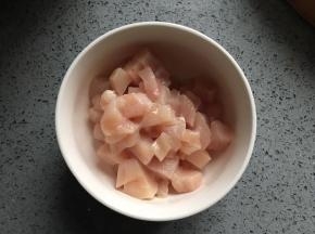 鸡胸肉也切丁