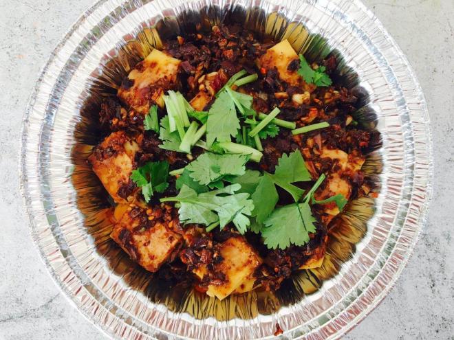锡纸烤豆腐