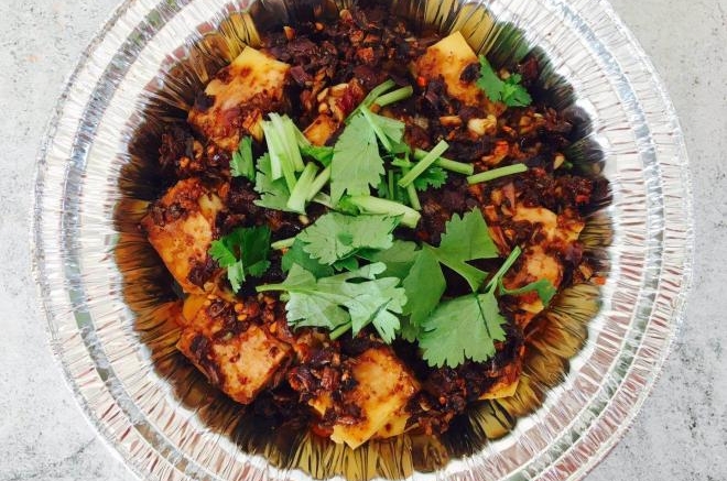 锡纸烤豆腐