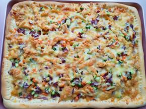 香喷喷的大披萨出炉啦！ 