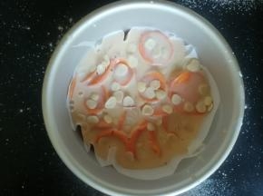 撒一点杏仁装饰