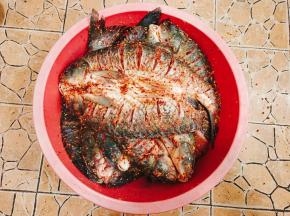 腌制三天左右，翻动一次，再继续腌制三天就差不多腌制好了！