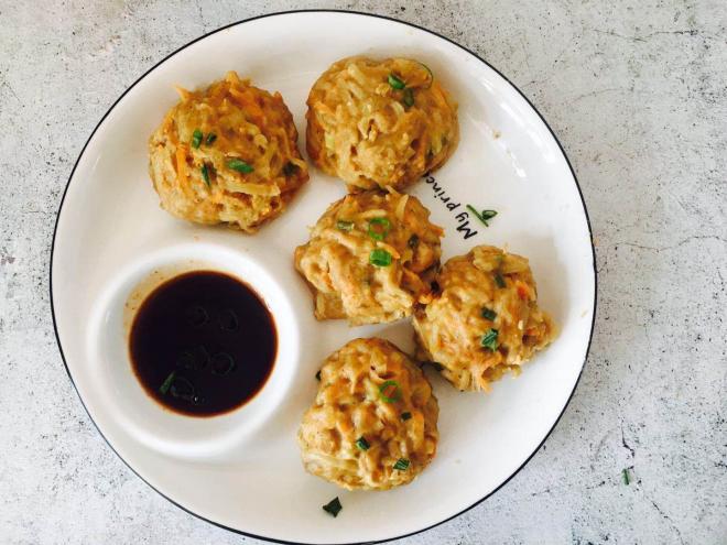 低脂的土豆菜团子