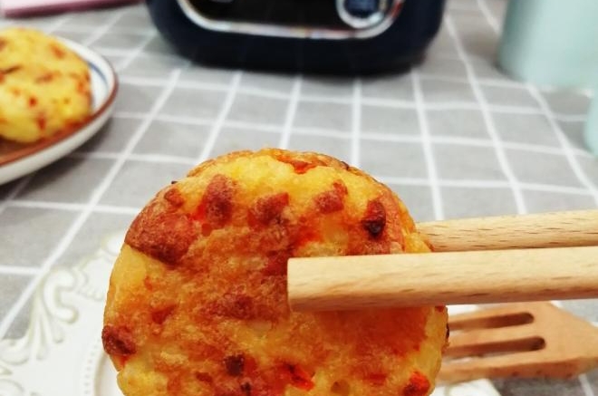 剩米饭鸡蛋饼