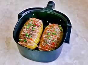 再次入空气炸锅。