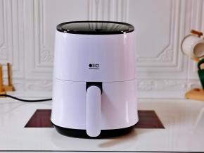 空气炸锅，烤牛排功能，195度烤20分钟。