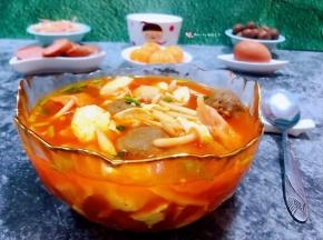 寒冷的天气里来上一碗暖暖的汤真是好幸福哦