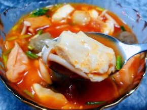 嫩嫩的豆腐入口即化混搭辣白菜独有的味道好吃到爆