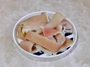 温水冲洗干净。