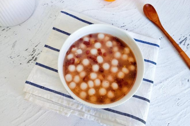 红豆圆子羹