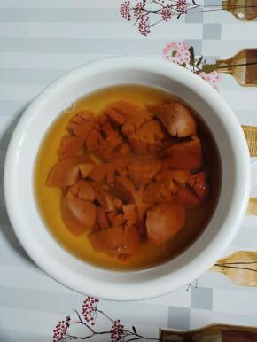 加水，加料酒浸泡一晚上！