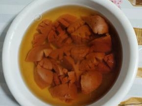加水，加料酒浸泡一晚上！