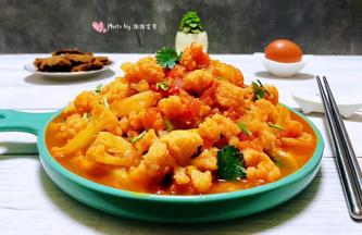 花菜的营养非常丰富做起来也是方便快捷