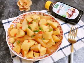 山药焖川粉完成