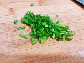 小葱切碎