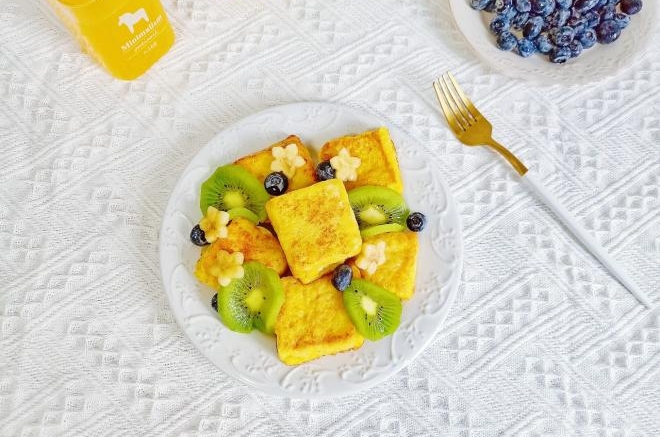 香蕉酸奶西多士