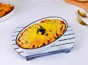 香喷喷的焗饭出炉。