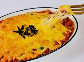 一份火腿饭太满足了。