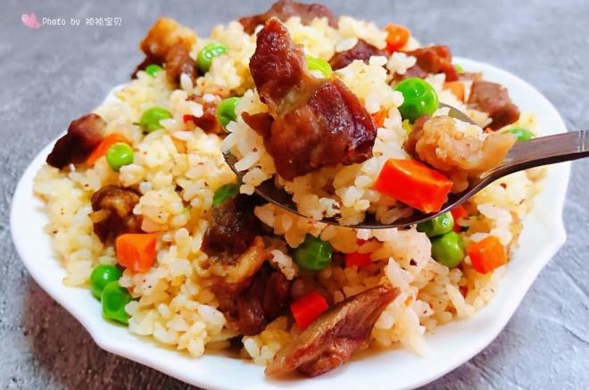 羊肉串炒饭