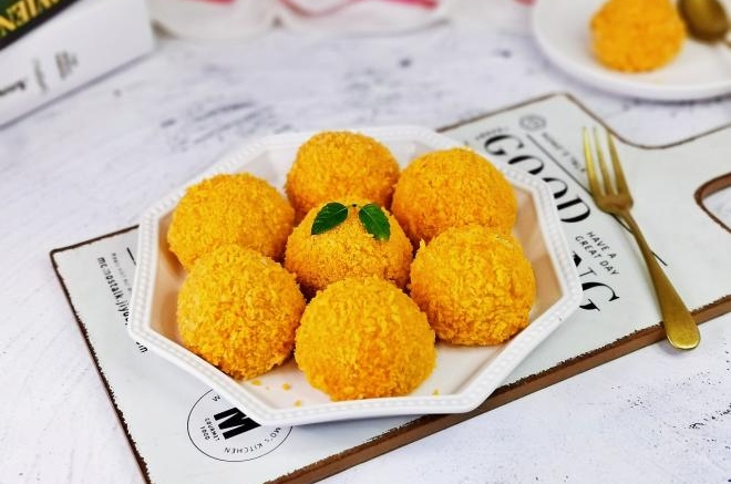 爆浆芝士土豆球