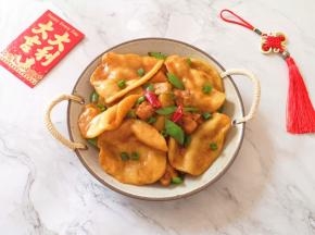 这个饼子看起来特别诱人。
