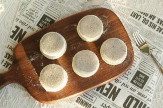 剩余的同样操作，好吃的紫薯粉雪域小贝就完成啦！