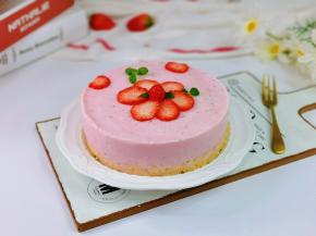 取出用吹风机吹模具一圈，自然脱模。