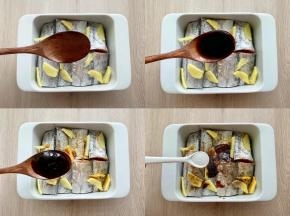 在碗中加入2勺生抽、1勺料酒、1勺蚝油、一小勺盐、适量胡椒粉，轻轻抓匀。